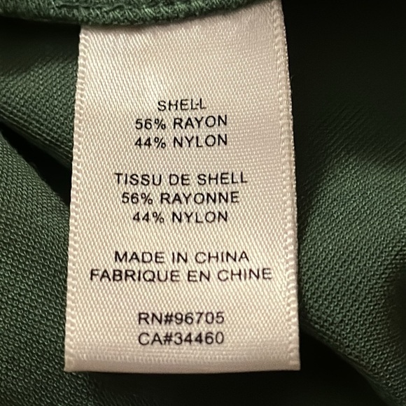 Rebecca Taylor Womens Green Tiered Pique Bell Sleeve Top Princess Boho Flowing - Picture 6 of 7